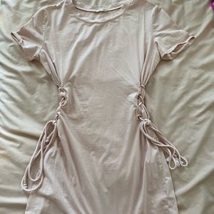 Light pink mini dress